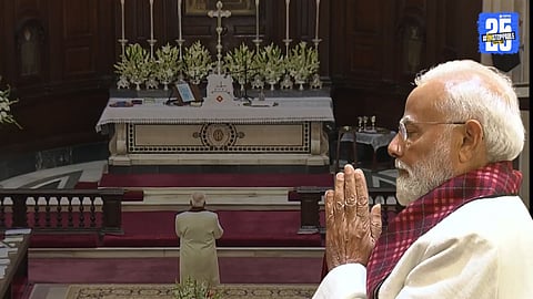 PM Modi Church Visit