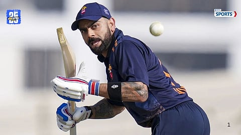 Virat Kohli 77 runs against Gujarat Vijay Hazare Trophy