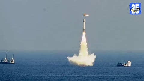 k4 missile testing