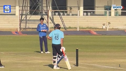 Rohit Sharma out on first ball Vijay Hazare Trophy
