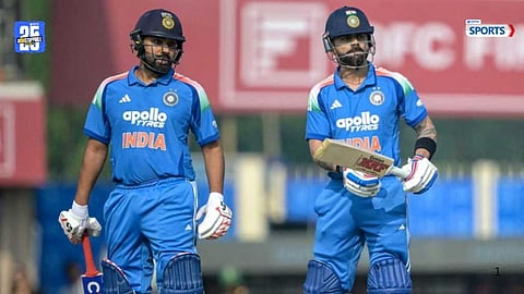 Virat Kohli and Rohit Sharma during a Vijay Hazare Trophy match ahead of the IND vs NZ ODI series