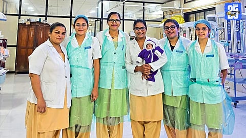 Christmas Warmth Reaches NICU as Purple Santa Spreads Joy