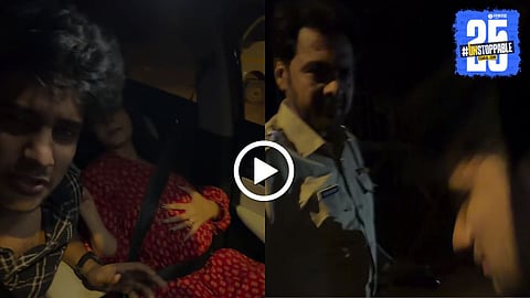 Maharashtra Police Drive Pregnant Woman 