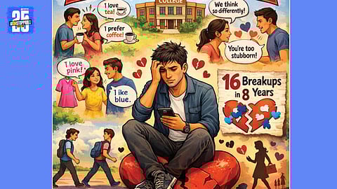 16 breakups in 8 years