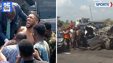 Boxer Anthony Joshua Car Accident