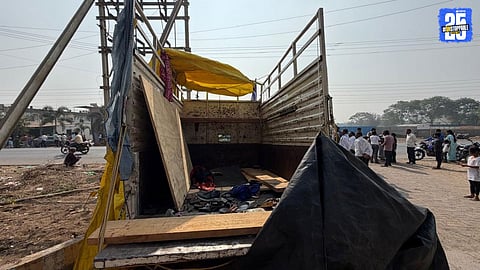 Jeep Overturns While Heading to Bhima Koregaon