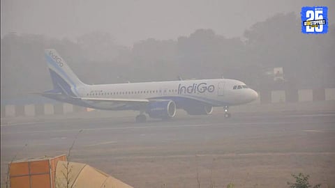delhi airport fog
