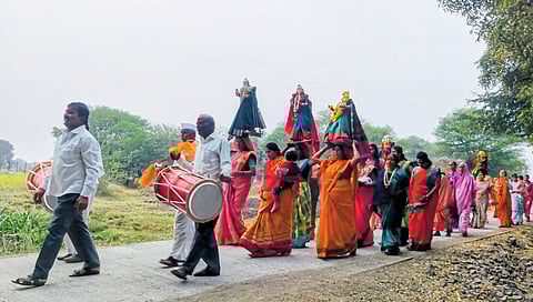 खळद येथे काळुबाई यात्रोत्सव साजरा