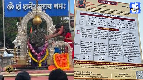 Devotees Panic as Pooja Plate Burns at Shani Shingnapur