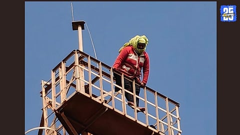 Mother's Desperate Act: 14-Hour High-Altitude Protest for Son's Future