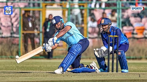 Sarfaraz Khan created history in the Vijay Hazare Trophy by smashing the fastest fifty