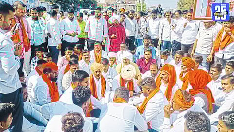 Hindutva organisation activists stage hunger strike
