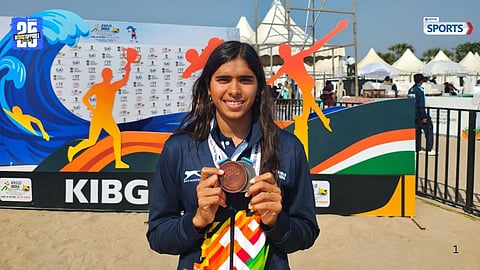 Diksha Yadav silver medal Khelo India Beach Games