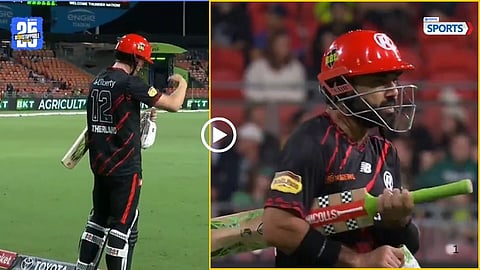 Mohammad Rizwan was retired out by Melbourne Renegades in the Big Bash League