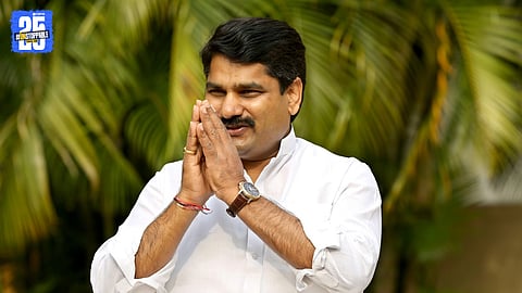 Congress MLA Satej Patil addressing the media on Kolhapur’s comprehensive city development plan.