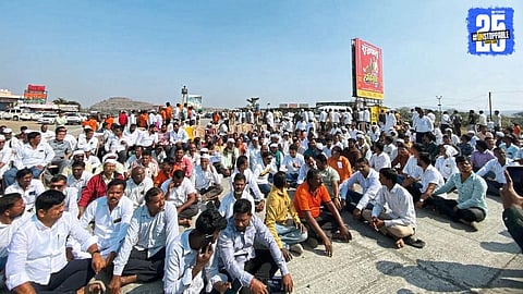 Social and Political Groups Stage Rasta Roko for Pune–Nashik Rail Alignment