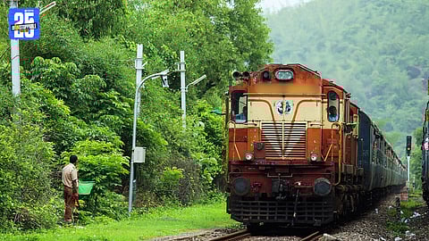 Passengers protest against the exclusion of Sangli stop from the Mumbai–Bengaluru Duronto Express.