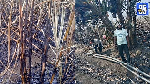 Massive Fire Due to Short Circuit in Bardapur and Limbgaon