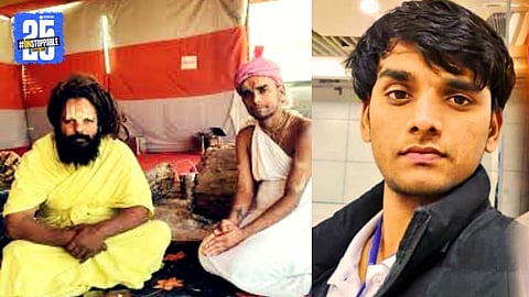 Student Becomes monk at Prayagraj Magh Mela