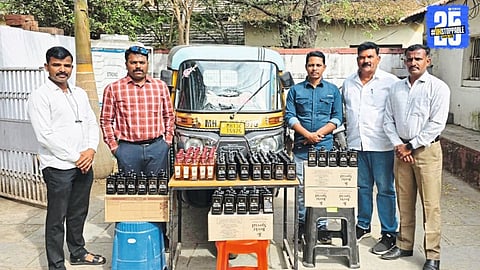 Strict Election Enforcement: Solapur Police Act Against Illegal Liquor