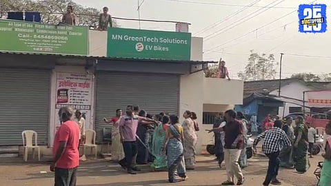 Kolhapur after election results as a violent clash broke out