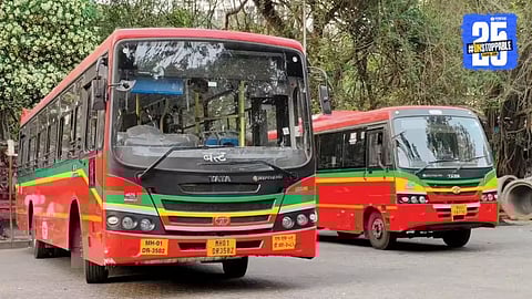 Mumbai Traffic BEST Bus