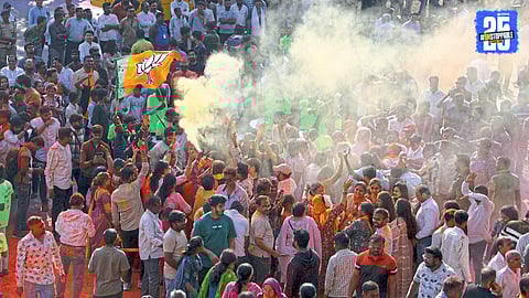 bjp party winner in nagpur municipal election celebration