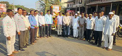 सहकार ज्योतीचे माळशिरस येथे स्वागत