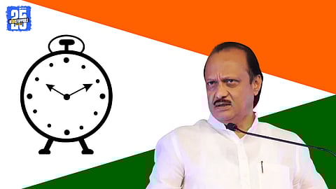 Ajit Pawar addresses party workers after NCP’s performance in Sangli municipal polls.