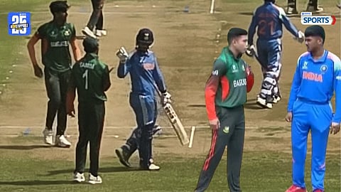 Things Heat Up in Bulawayo! Vaibhav Sooryavanshi vs Zawad Moment Goes Viral