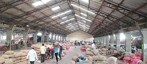सुट्टीनंतर कांद्याची आवक निम्म्याने घटली दरात मात्र सुधारणा नाही ’