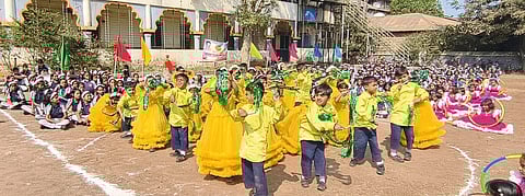 जिजामाता प्राथमिक विद्यामंदिरात क्रीडा महोत्सव साजरा