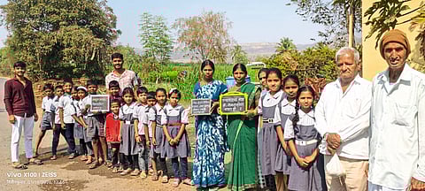 वरचामळा परिसरात मतदान जागृती फेरी