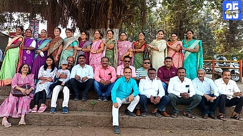 An emotional moment as Jadhav brother and sister reunite after 24 years at their ancestral home in Dushere.