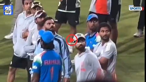 Virat Kohli reaction to Gambhir hai hai chants