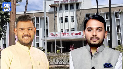 Congress leaders and workers discuss strategy ahead of Zilla Parishad elections in Sangli district.