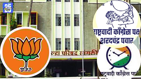 Candidates campaigning door-to-door in the Mangle ZP constituency ahead of polls.