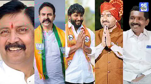 Election campaigning intensifies in Vathar Nimbalkar amid a high-stakes triangular political battle.