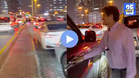 A viral video shows massive traffic congestion in Dubai, proving that traffic jams are a global urban challenge, not limited to Indian cities.