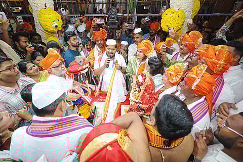 विठ्ठल रुक्मिणीचा विवाह सोहळा मोठ्या थाटामाटात संपन्न