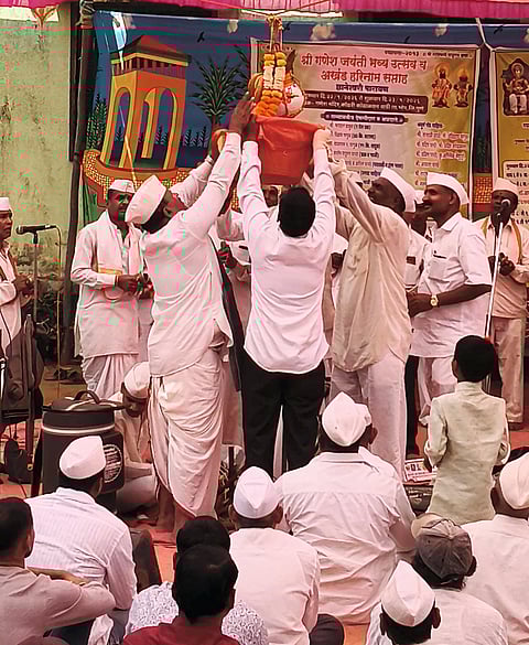 काल्याच्या किर्तनाने कोंढाळकरवाडी येथील सप्ताहाची सांगता