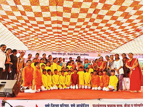 ओतूरची शाळा जिल्हास्तरीय स्पर्धेत अव्वल