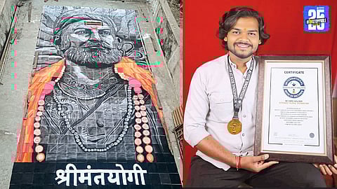 International Book of Records Recognises Atharva’s Sketch of Shivaji Maharaj
