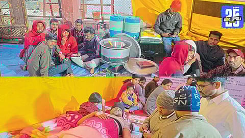 Saptashrungi Trust protest