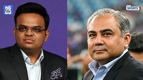 PCB Chairman Mohsin Naqvi during a tense phase in Pakistan cricket’s standoff with the ICC.