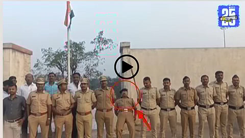 republic day police heart attack video