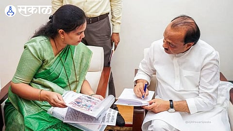 swati kolhe with ajit pawar