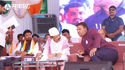 ajit pawar and dr. Afsar Sheikh