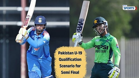 Pakistan U19 semi-final qualification scenario