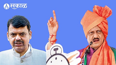 CM Devendra Fadnavis and Ajit Pawar